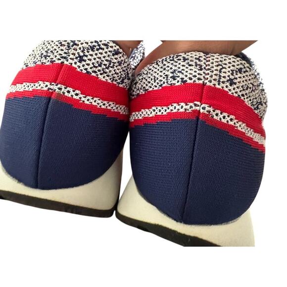 Prada Prax 01 Knit Sneakers Size 39 Red Blue Rare Luxury Trainers - Picture 4 of 8